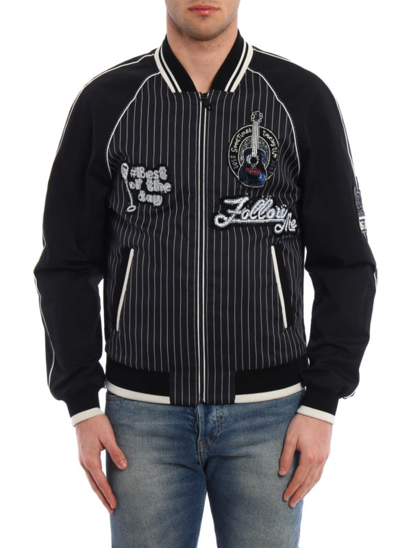 The Best Shops DOLCE & GABBANA: ボンバージャケット - ボンバージャケット メンズ - ダークグレー